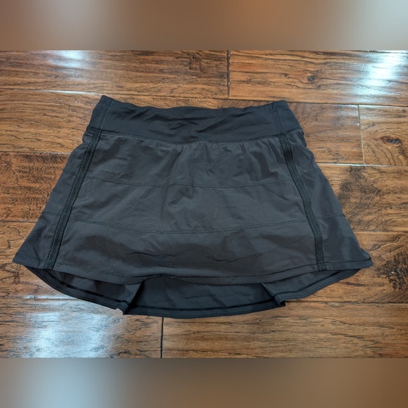 Lululemon Pace Rival Skirt Skort in Black Size 6 - Picture 1 of 8